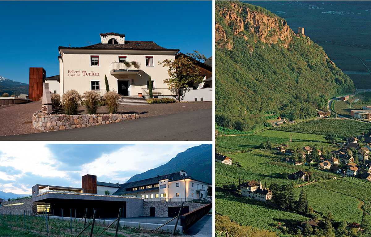 Die Gegend rund um die Cantina Terlan in Südtirol ist ein schönes Sommerurlaubsziel. 